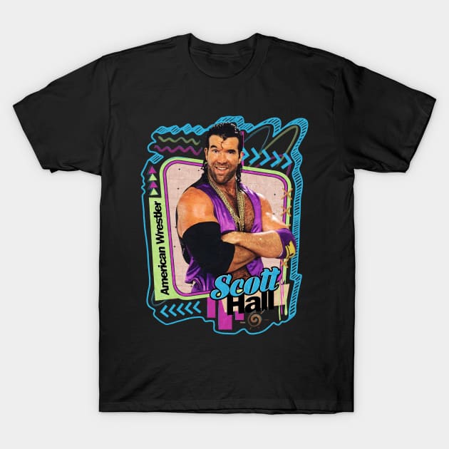 Scott Hall - Pro Wrestler T-Shirt by PICK AND DRAG